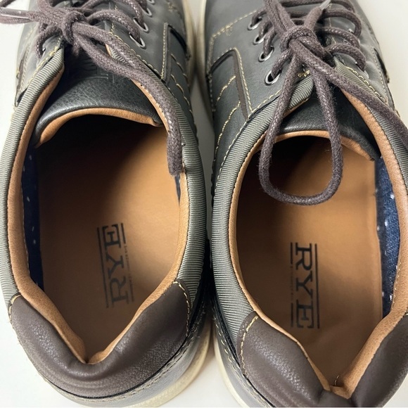 Rye by Hawker Rye Gray Lace Up Oxford Sneakers 9.5 - Picture 9 of 11